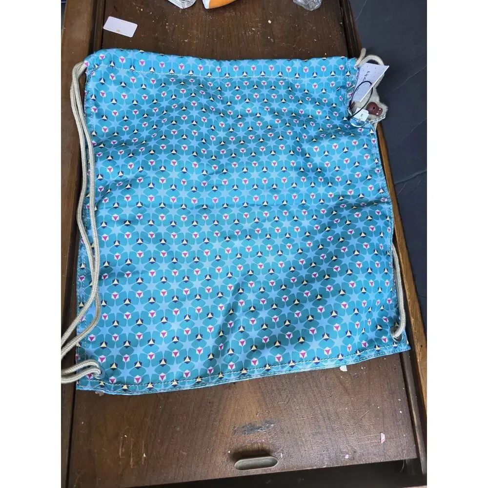 Kipling Supertaboo Cinch Backpack Bag Clover Teal